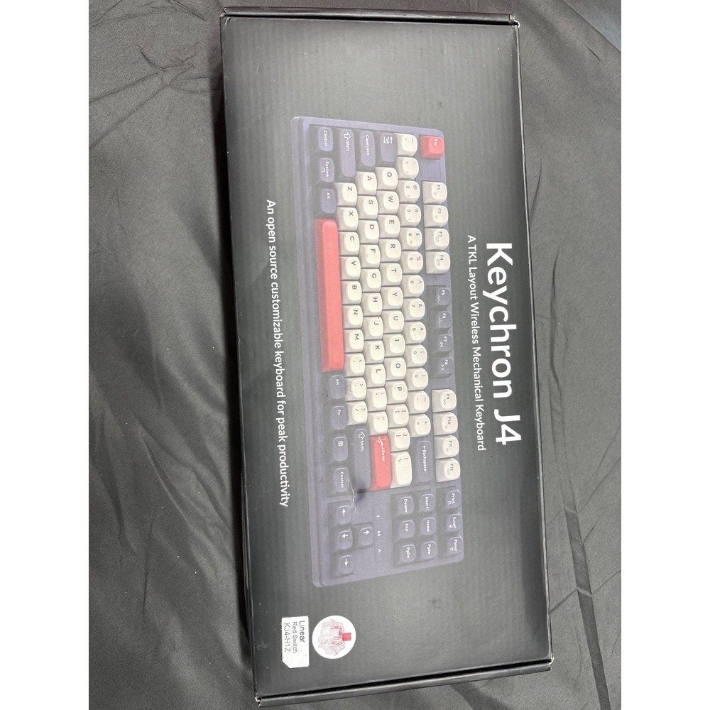 Keychron J4 TKL Wireless Mechanical Keyboard with Red Switches